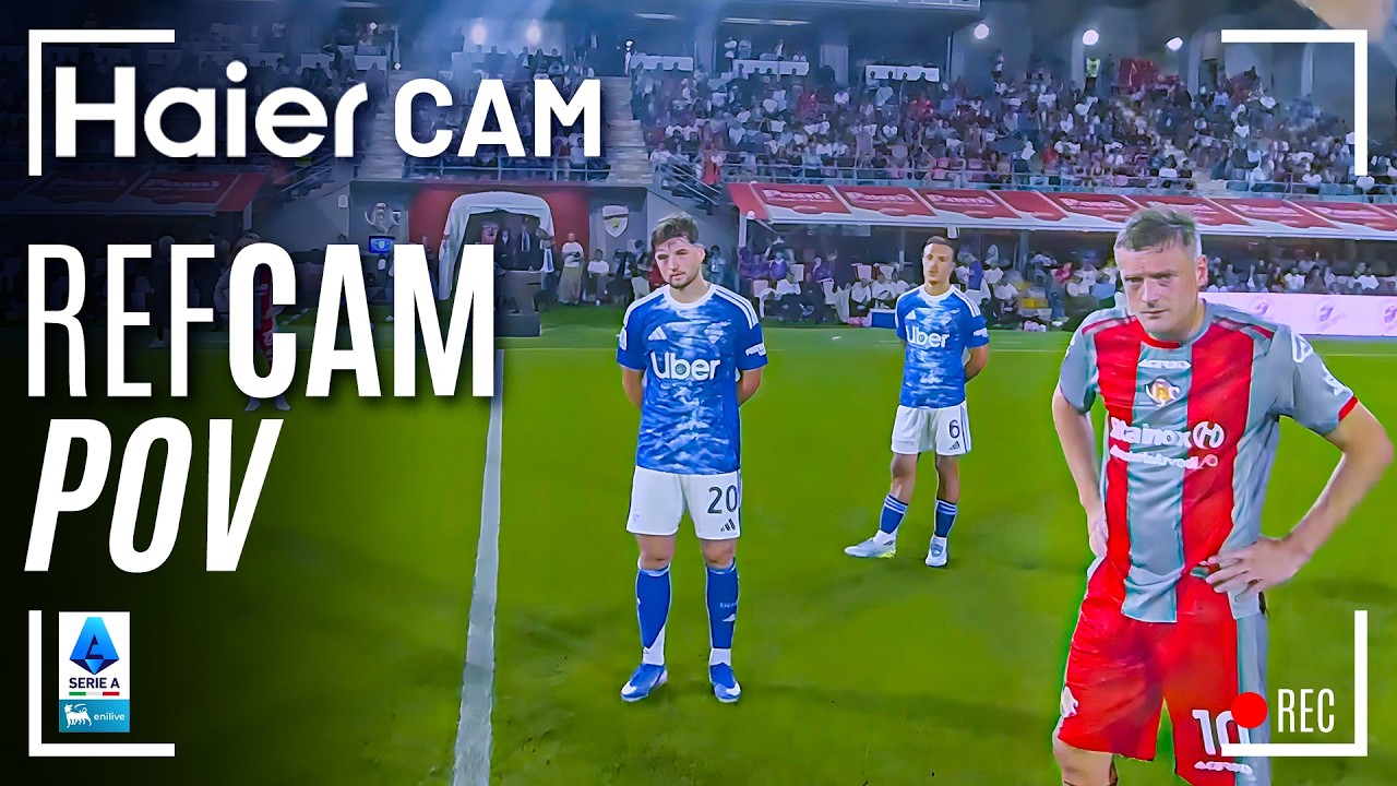 HAIER CAM | REF CAM POV: You Are The Referee in Cremonese-Como | Serie A 2025/26
