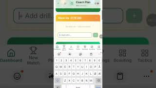 Setting up coach plans easy and save for later at PitchStats