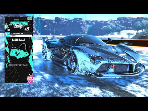 The Crew 2 How To: Dominion Frozen #5 'Ice Crown' Summit with Pro-Settings Ferrari FXX K Eagle Falls