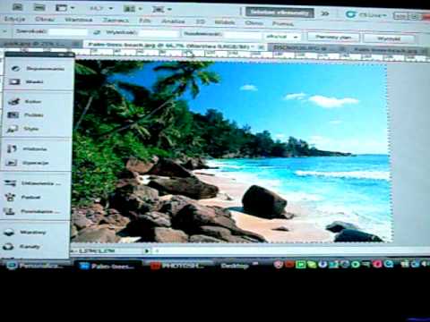 Koleś robi poradnik o photoshop'ie 