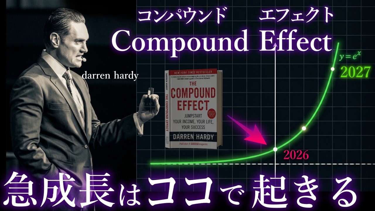 【コンパウンドエフェクト】20ヵ国で翻訳される「急成長する人間が持っている特徴」とは？