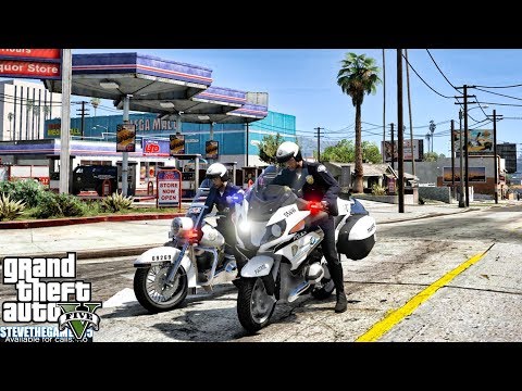 GTA 5 MODS LSPDFR 0.4.4 #18 - MOTORCYCLE CITY PATROL!!! (GTA 5 REAL LIFE PC MOD) Whatevers Callouts