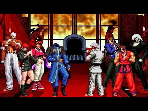 [KOF Mugen] Memorial | Kings of Orochi vs Master Karate, Xavier Kim, Kyo Last, Element Iori [ 4vs4 ]