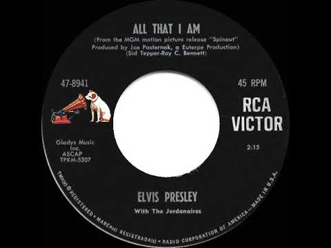 1966 HITS ARCHIVE: All That I Am - Elvis Presley (mono 45)