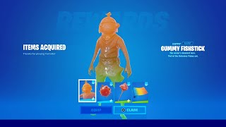 How To Get Gummy Fishstick Skin Free (Delicious Fishes Bundle) In Fortnite! (Unlock Gummy FishStick)