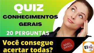 QUIZ DE CONHECIMENTOS GERAIS #15 