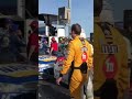 Busch takes a swing at Logano at Vegas in 2017 #shorts