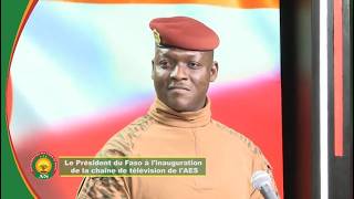 AES : Le Président Ibrahim Traoré à l'inauguration de la chaîne de télévision de la Confédération