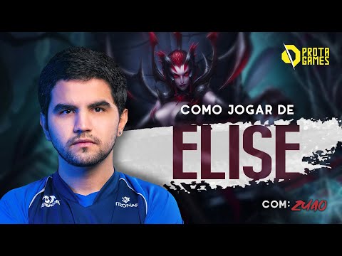 COMO JOGAR DE ELISE - TUTORIAL DE RUNAS, BUILDS, COMBOS, PATHING E MATCHUPS - COM ZUAO