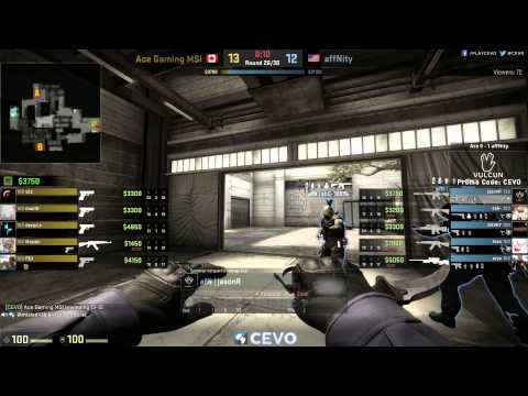 Ace Gaming vs affNity Game 2 (CEVO-P CS:GO Season 7) - Misled & Dust
