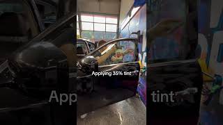 35% Window Tinting. #windowtint #tinting #tintingchicago #tintshop #carcontent #cartinting #cartint
