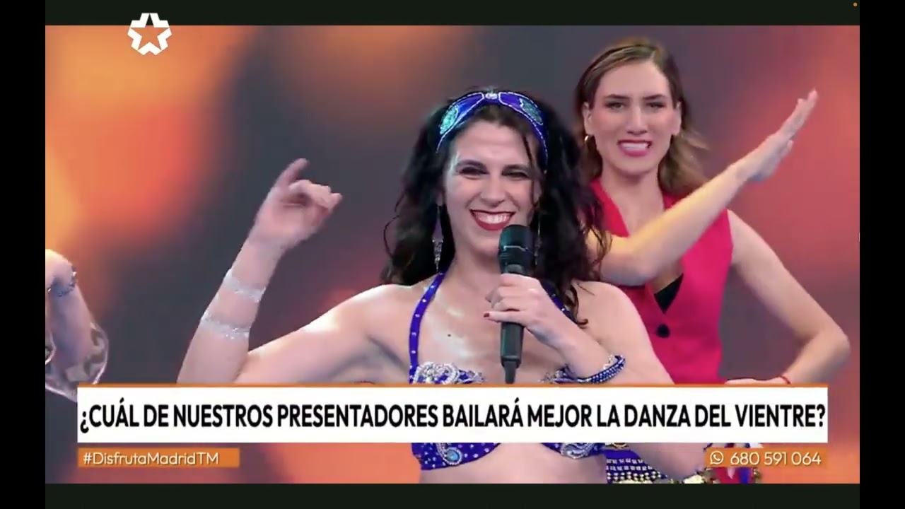 Leena Qadi y Sahra Ardah en el programa "Disfrutando Madrid", de Telemadrid