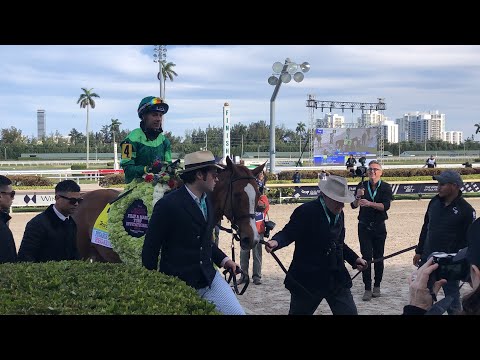 Regal Glory wins Inaugural Pegasus World Cup Filly & Mare Turf