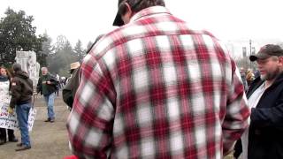The walk in Salem Oregon, 2nd Amendment supporters.