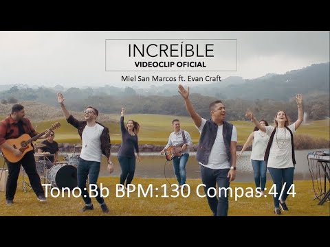 Increíble - Miel San Marcos ft. Evan Craft - Tutorial Letra y Acordes