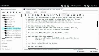 SAS Advanced Certification Prep Course: Index Overview & Create Indexes in Data step