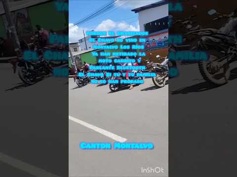 Porque El Granizados El Chavo moto carrito no vino en Montalvo Los Ríos en Salida de institución