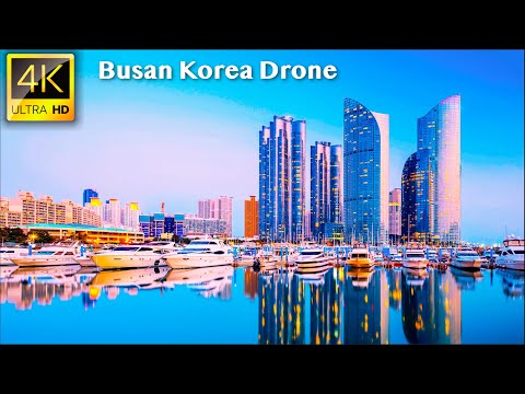 Busan, South Korea - 4K UHD Drone Video