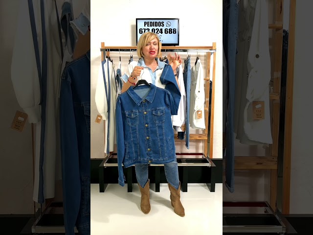 Vídeo relacionado con amropi Chaqueta Vaquera para Hombre Jean Chaqueta con Bolsillos y Botones Jacket Marina, L