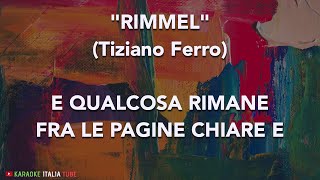 Tiziano Ferro - Rimmel  (Base Musicale Karaoke Cover)