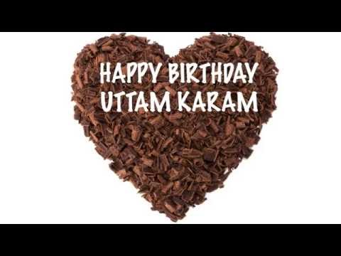 UttamKaram   Chocolate - Happy Birthday