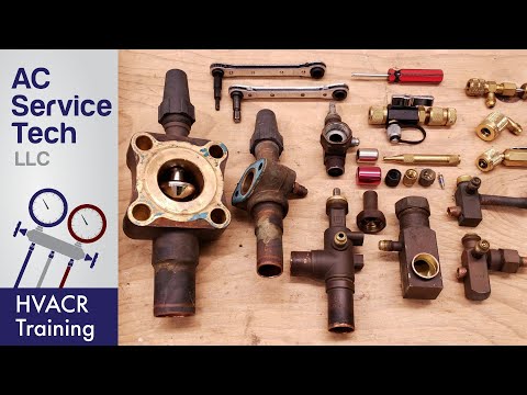 Leaking Refrigerant Replace the Leaky Schrader Valve without Removing the Refrigerant Shown