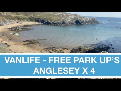 Vanlife - 4 best wild camping spots in Anglesey, in a T5 VW campervan @vanlifegoodies  free park