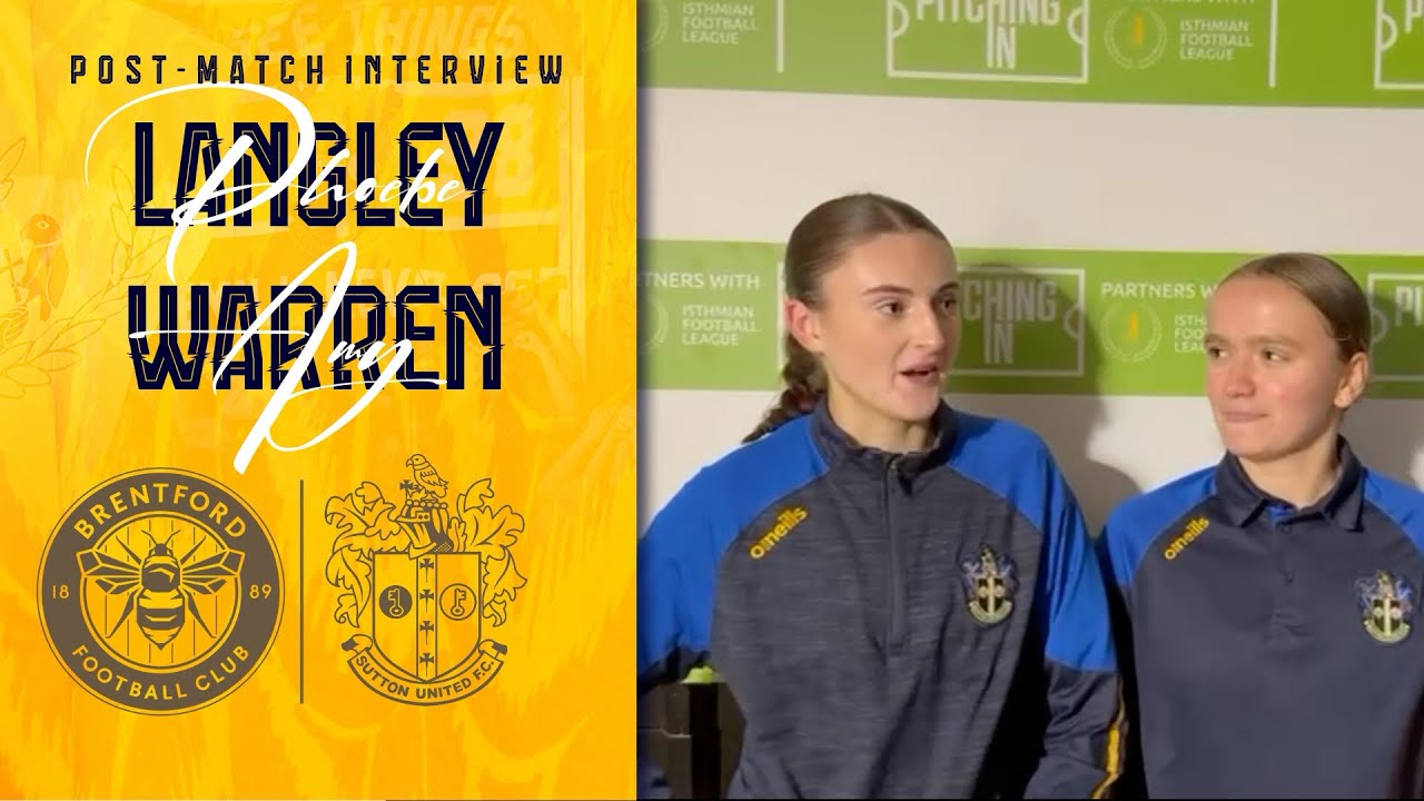 Watch: Phoebe Langley & Amy Warren Reflect on Brentford Win | Post-Match Interview