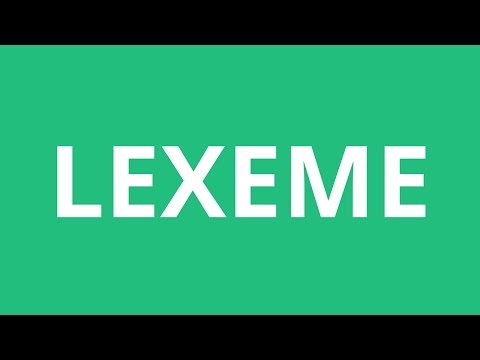 How To Pronounce Lexeme - Pronunciation Academy