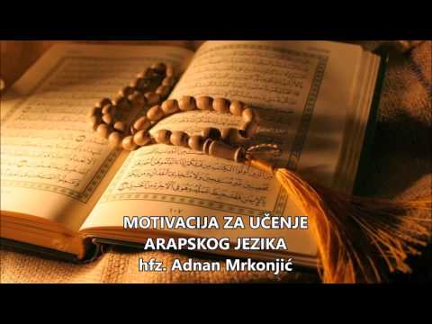 MOTIVACIJA ZA UČENJE ARAPSKOG JEZIKA - Adnan Mrkonjić, hfz.