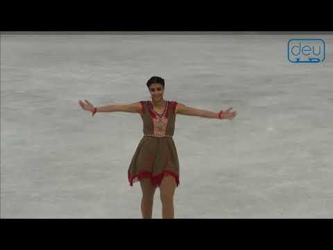 Florence Baudrillard. Oberstdorf 2018. Bronze Ladies II Artistic. 12 place