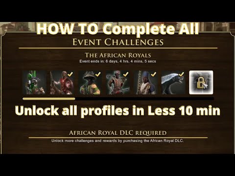 How To Complete All African Royals Challenges In Less Than 10 Minutes | AOE3