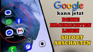 Vorsicht! Google sieht ALLE DEINE CHATS - So ganz einfach DEAKTIVIEREN