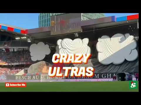 Passionate Ultras Transform Basel Stadium into a Spectacular Arena #Ultras #Passion #FootballFans"