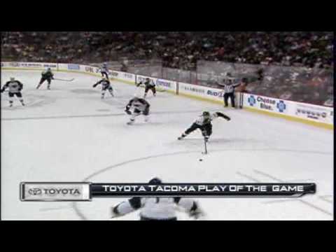 Johan Hedbergs Jersey Gets Stuck over his Head 1/28/2010