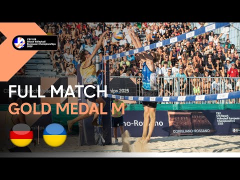 Full Match | CEV U18 Beach Volleyball European Championship 2025 | Gold Medal M