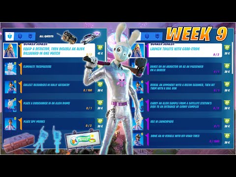 Fortnite All *LEAKED* Week 9 Legendary & Epic Quests(Challenges) Guide - Chapter 2 Season 7