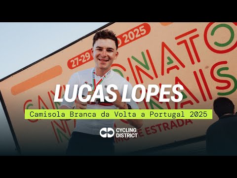 Lucas Lopes: O salto do Camisola Branca da Volta a Portugal 2025