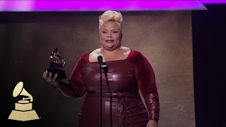 Tamela Mann Wins Best Gospel Performance / Song | Acceptance Speech | 59th GRAMMYs