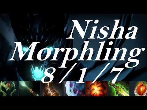 Nisha Morphling - why so strong σ≧∀≦σ - Secret vs Unique game1 - Beyond Epic - dota2