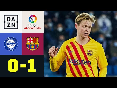 De Jong sei Dank! Barca mit Sieg trotz schwacher Leistung: Alaves – FC Barcelona 0:1 | LaLiga | DAZN