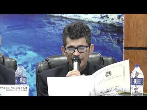 Início da 11º sessão | Câmara Municipal de Nobres | 12/07/2019