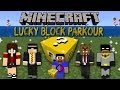 Minecraft LUCKY BLOCK PARKOUR #1 with Vikkstar ...