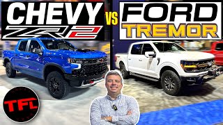 Chevy Silverado ZR2 vs. Ford F-150 Tremor vs. Toyota Tundra TRD Pro: Which Off-Road Truck Is BEST?
