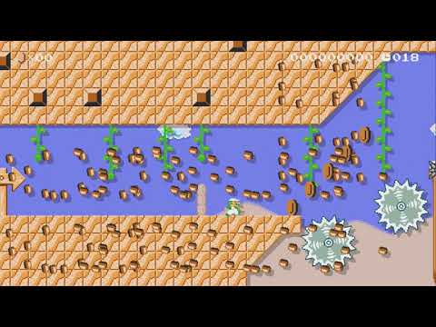 Crumbling Pyramid Speedrun [20s] by Devinn - Super Mario Maker 2 - No Commentary 1bu