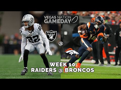 Raiders Set For Mile High Date With Broncos Vegas Nation Gameday Week 10