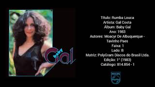 [LP] Rumba Louca - Gal Costa [Stereo/1983]