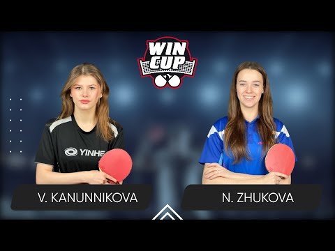 09:30 Vasylysa Kanunnikova - Nadiia Zhukova West 1 WIN CUP 17.06.2024 | Table Tennis WINCUP