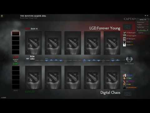 DotA 2 LIVE  Digital Chaos(DC) vs LGD.Forever Young  Boston Major