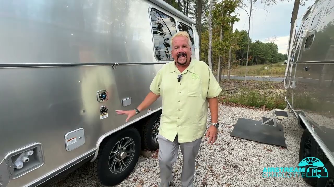 A photo of this 2026 Airstream Trade Wind 25FB Queen With Hatch